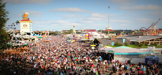 Der Schein trügt auf dem Münchner Oktoberfest