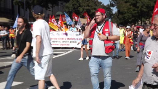 Bordeaux 18 septembre 2025 contre le nouveau gouvernement et la politique menée .
